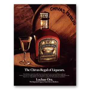 1982 Lochan Ora Liqueur Print Ad | Chivas Regal