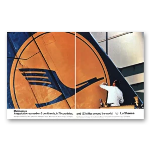 1982 Lufthansa German Airlines Print Ad | Meticulous Tail