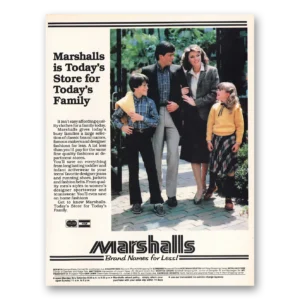 1982 Marshalls Stores Print Ad | Todays Store