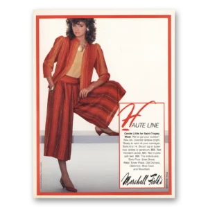 1982 Carole Little Fashion Print Ad | Haute Line