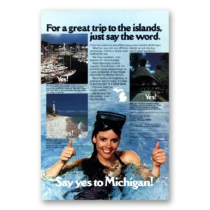 1982 Michigan Print Ad | Great Trips
