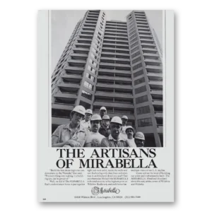 1982 Mirabella Condominiums Print Ad | Artisans Mirabella