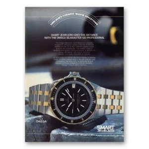 1982 Omega Seamaster Watch Print Ad | Crushing Pressures