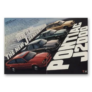 1982 Pontiac 2000 Print Ad | J Generation