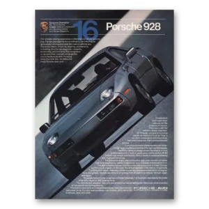 1981 Porsche 928 Print Ad | Orientation 16
