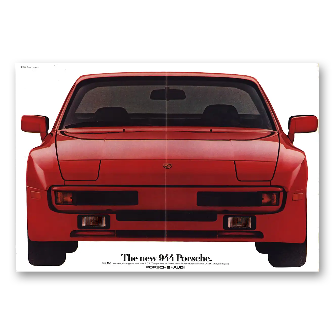1982 Porsche 944 Print Ad | Dr Porsche