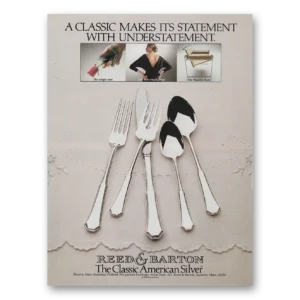 1982 Reed & Barton Silver Print Ad | Silver Classic