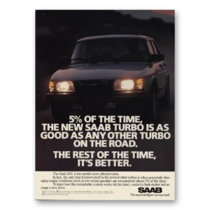 1982 Saab Print Ad | Any Other
