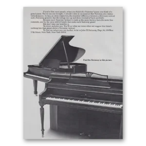 1982 Steinway Piano Print Ad | Find Steinway