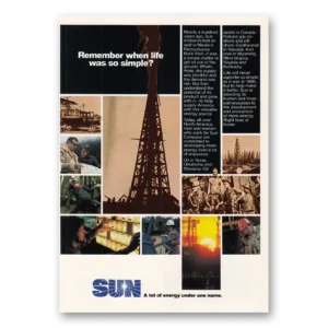 1982 Sun Company Print Ad | Remember When