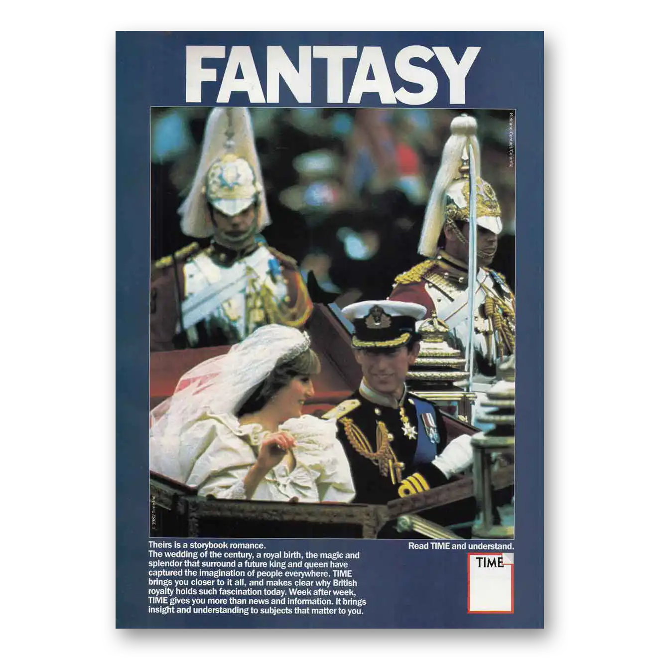 1982 Time Magazine Print Ad | Princess Diana