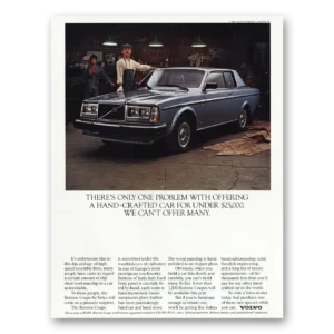 1981 Volvo Print Ad | Hand Crafted Car
