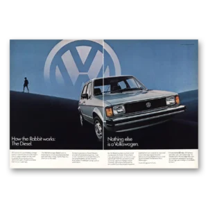 1982 Volkswagen Rabbit Print Ad | The Diesel