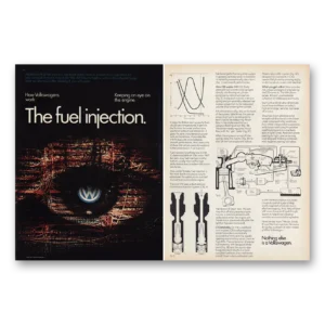 1982 Volkswagen Rabbit Print Ad | Fuel Injection