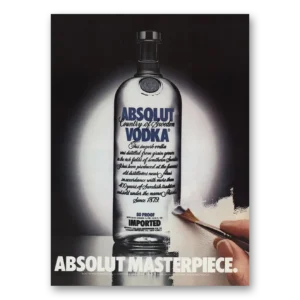 1983 Absolut Vodka Print Ad | Masterpiece