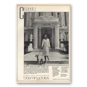 1983 Bloomingdales Print Ad | Suited To Polish More Tailored Look