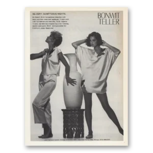 1983 Bonwit Teller Print Ad | Natori
