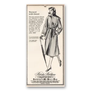 1983 Brooks Brothers Print Ad | Warmed With Tweed