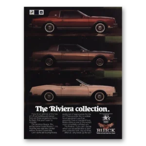 1982 Buick Riviera Print Ad | Riviera Collection