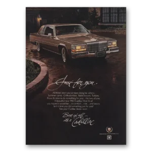1983 Cadillac Print Ad | All These Years