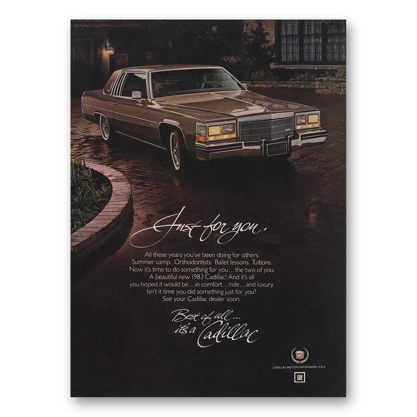 1983 Cadillac Print Ad | All These Years