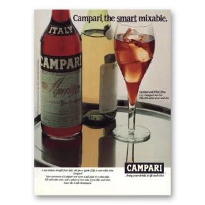 1983 Campari Print Ad | Smart Mixable