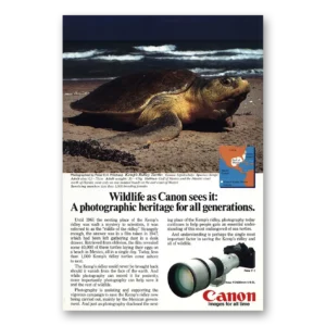 1983 Canon Camera Print Ad | Canon Camera