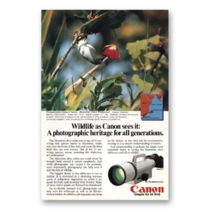 1983 Canon Camera Print Ad | Canon Camera