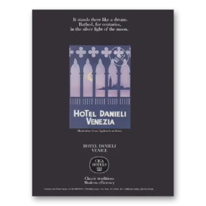 1983 Hotel Danieli Venezia Print Ad | Stands There