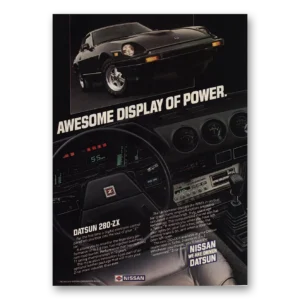 1983 Datsun 200ZX Print Ad | Display Power