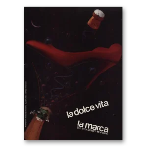 1983 La Marca Shoes Print Ad | La Dolce