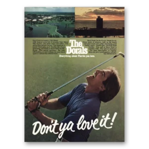 1983 Doral Hotel Print Ad | About Florida