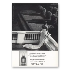 1983 Estee Lauder Print Ad | Fragrance Most Exceptional Qualities