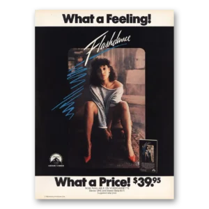 1983 Flashdance Promo Print Ad | What Feeling