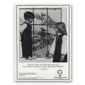 1984 Florence Eiseman Print Ad | Weather The Cuckoo Likes