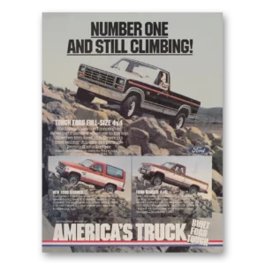 1983 Ford Pickup Print Ad | Number One
