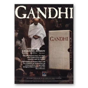 1983 Gandhi Promo Print Ad | Academy Awards