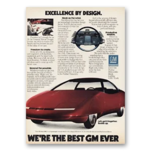 1983 General Motors Print Ad | Excellence Design