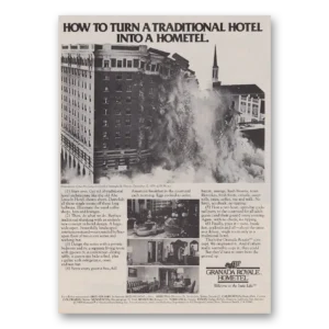 1983 Granada Royale Hometel Print Ad | Abe Lincoln Hotel