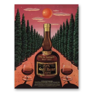 1983 Grand Marnier Print Ad | Pine Trees