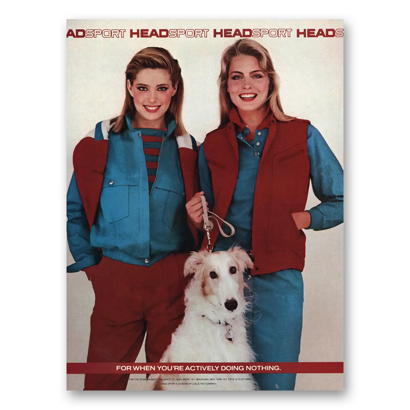 1983 Head Sport Print Ad | Doing Nothing