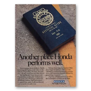 1983 Honda Print Ad | Blue Book
