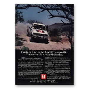 1983 Isuzu Pickup Truck Print Ad | Baja 1000