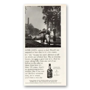 1983 Jack Daniels Print Ad | Dry County