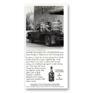 1983 Jack Daniels Print Ad | Pleased Announce
