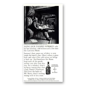 1983 Jack Daniels Print Ad | Lawrence Burns