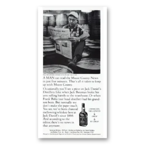 1983 Jack Daniels Print Ad | Moore County News
