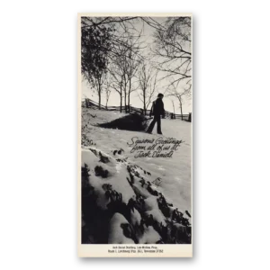 1983 Jack Daniels Print Ad | Seasons Greetings