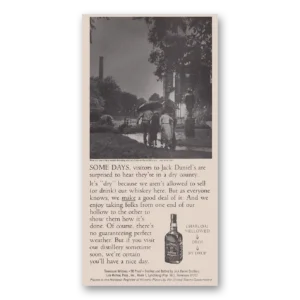 1983 Jack Daniels Print Ad | Dry County