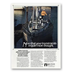 1983 Kidder Peabody Print Ad | Investments